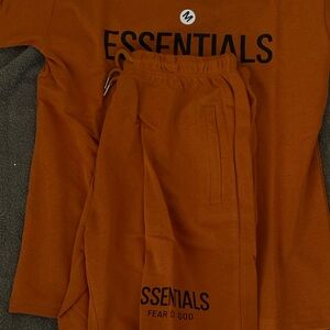 Essentials Orange Men Shorts